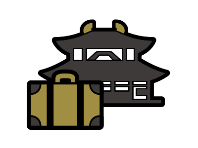 観光ツアーの企画・プランを表すアイコン